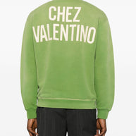 Valentino Chez Valentino Cotton Sweatshirt - Green