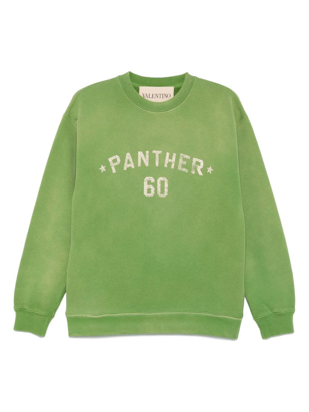 Valentino Chez Valentino Cotton Sweatshirt - Green