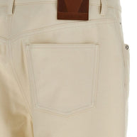 Valentino Cotton Studded Trousers - White