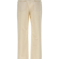 Valentino Cotton Studded Trousers - White