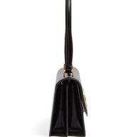 Valentino Garavani Vain Leather Top Handle Bag - Black