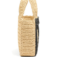 Valentino Garavani Viva Superstar Crochet Small Tote Bag - Black