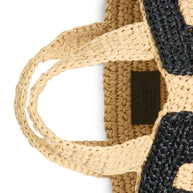 Valentino Garavani Viva Superstar Crochet Small Tote Bag - Black