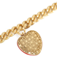 Valentino Garavani Coeur Royal Bracelet Red