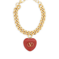 Valentino Garavani Coeur Royal Bracelet Red