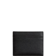 Valentino Garavani VLogo Signautre Leather Card Case - Black