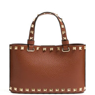 Valentino Garavani Rockstud Leather Mini Bag - Leather Brown
