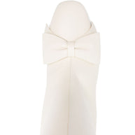 Valentino Garavani Bowow Leather Boots - Ivory