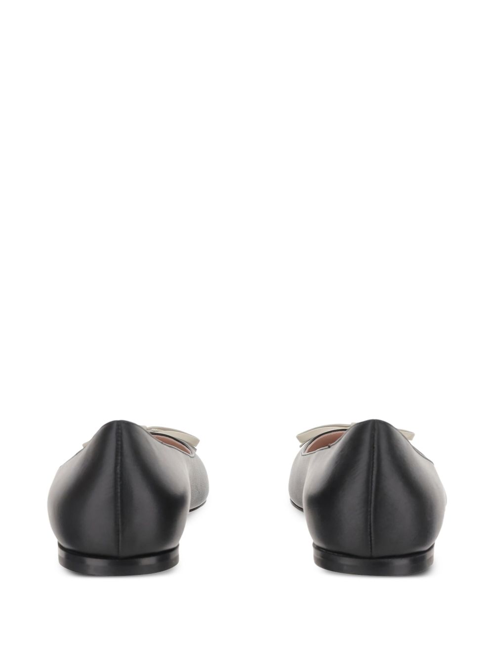 Valentino Garavani VLogo Signature Bepointy Leather Ballets - Black