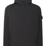 Stone Island Short Hooded Parka - Black