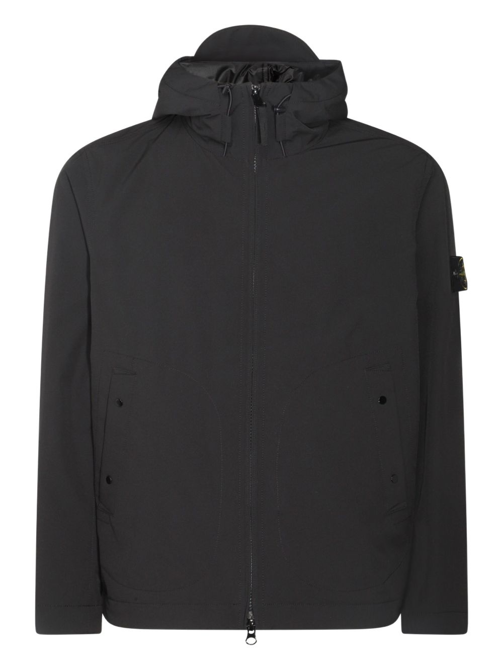Stone Island Short Hooded Parka - Black