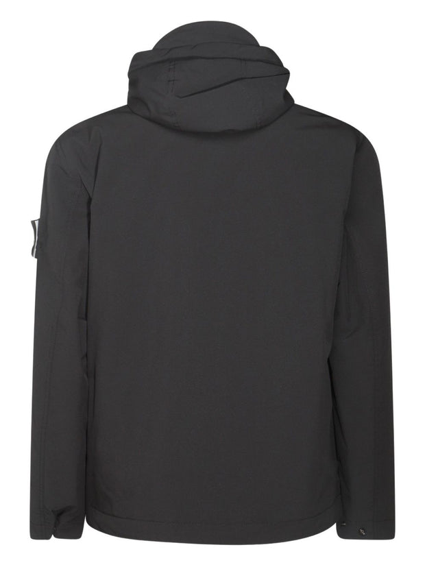Stone Island Short Hooded Parka - Black