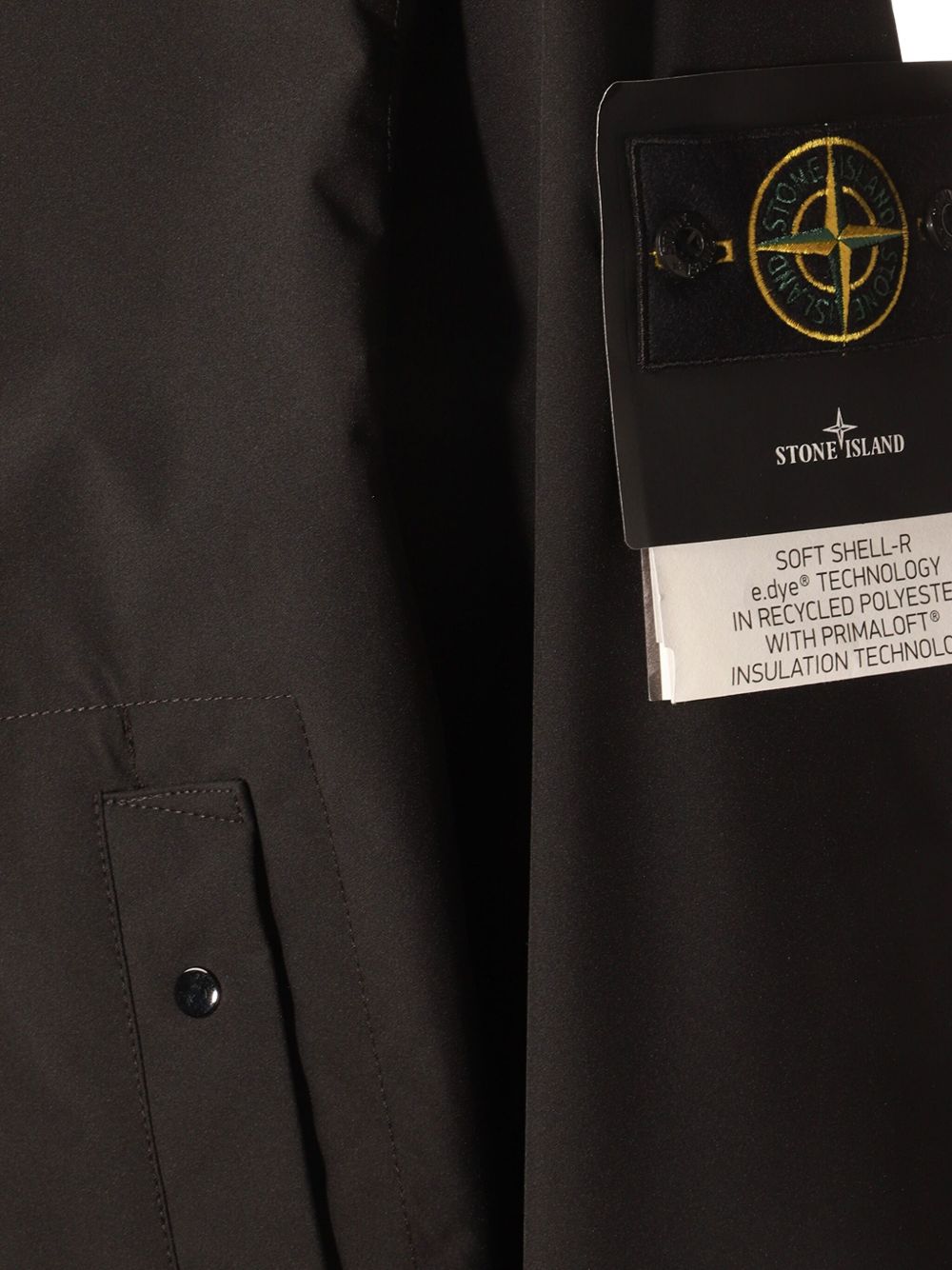 Stone Island Short Hooded Parka - Black