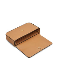 Tod's Flap Leather Mini Bag - Camel