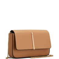 Tod's Flap Leather Mini Bag - Camel