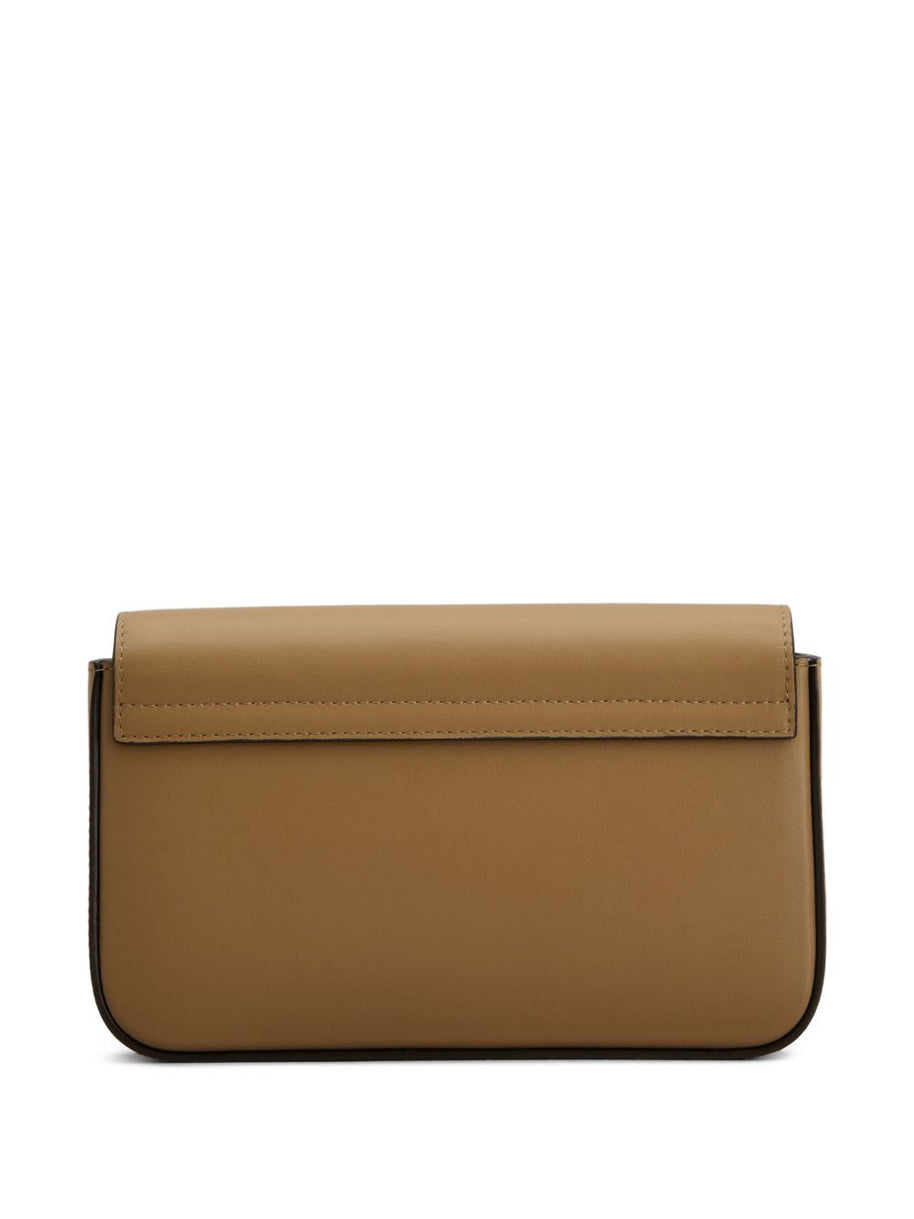 Tod's Flap Leather Mini Bag - Brown