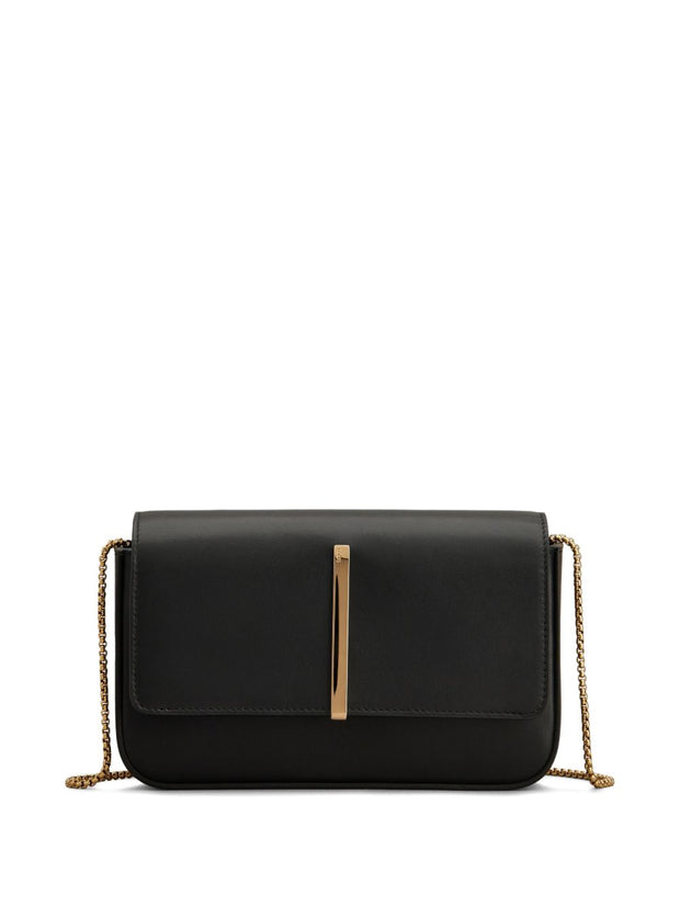 Tod's Flap Leather Mini Bag - Black
