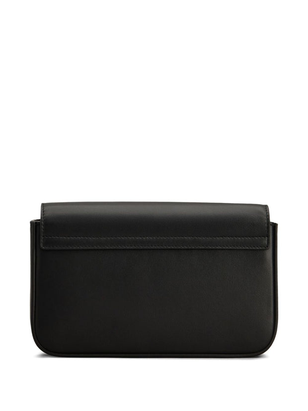 Tod's Flap Leather Mini Bag - Black