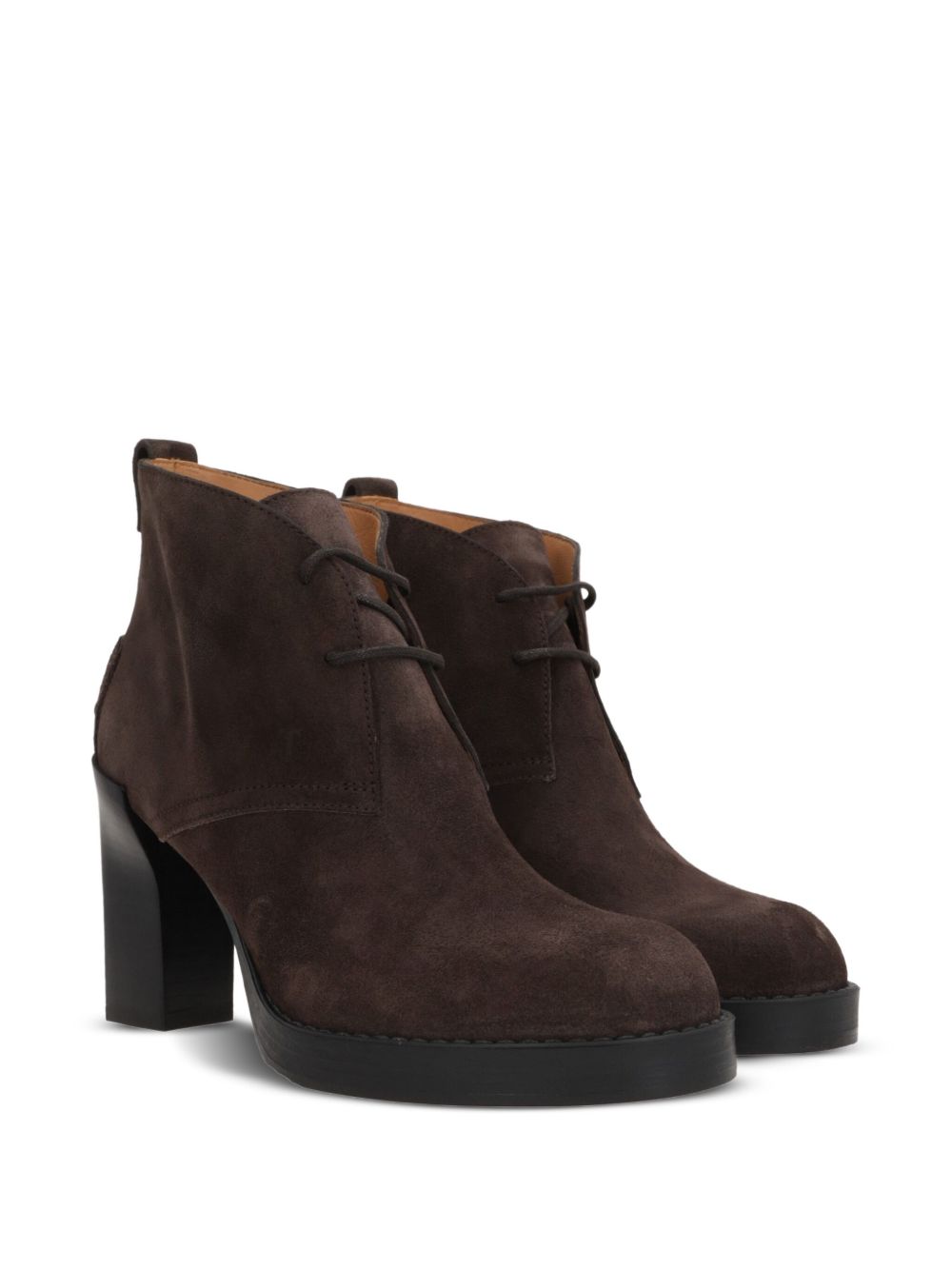Tod's Suede Lace-up Ankle Boots