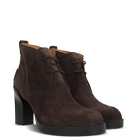 Tod's Suede Lace-up Ankle Boots