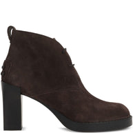 Tod's Suede Lace-up Ankle Boots