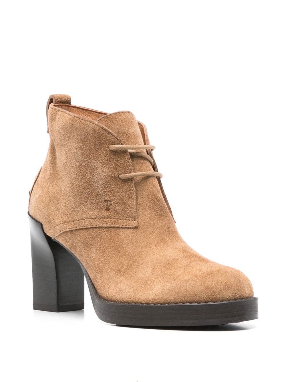 Tod's Suede Lace-up Ankle Boots