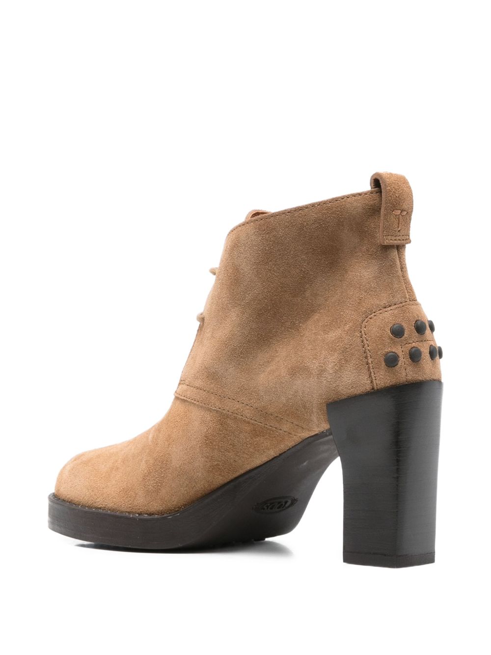 Tod's Suede Lace-up Ankle Boots