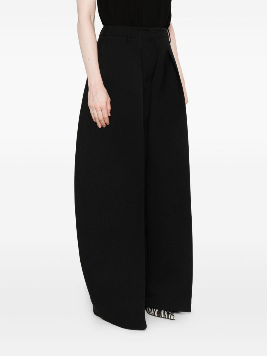 JACQUEMUS Le Pantalon Ovalo Trousers - Black