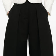 JACQUEMUS Le Pantalon Ovalo Trousers - Black