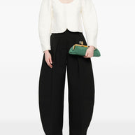 JACQUEMUS Le Pantalon Ovalo Trousers - Black