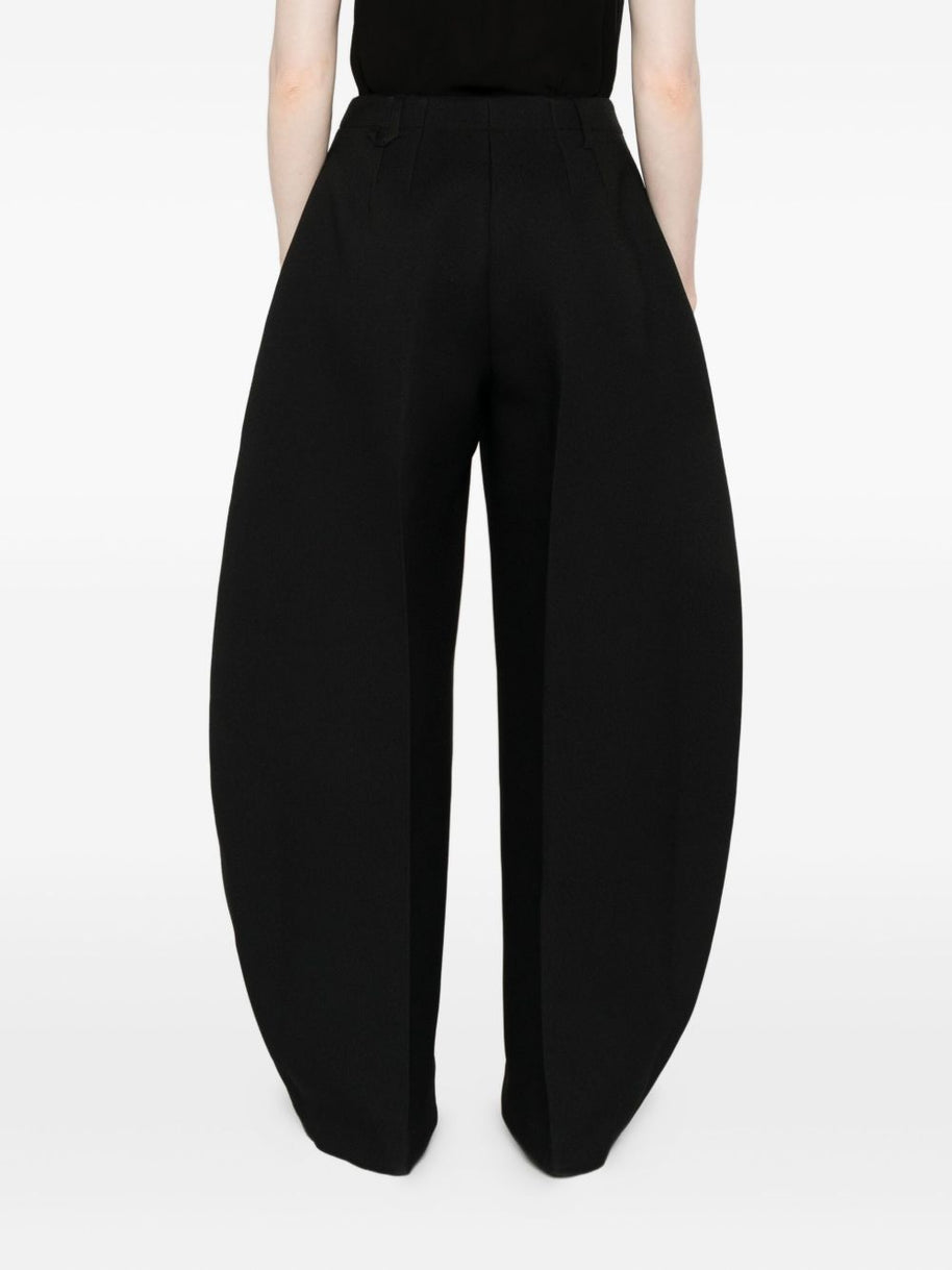 JACQUEMUS Le Pantalon Ovalo Trousers - Black