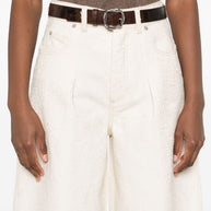 JACQUEMUS Le De-Nimes Ovalo Jeans - White