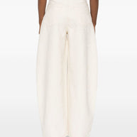 JACQUEMUS Le De-Nimes Ovalo Jeans - White