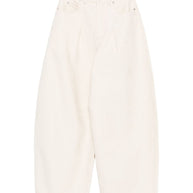 JACQUEMUS Le De-Nimes Ovalo Jeans - White