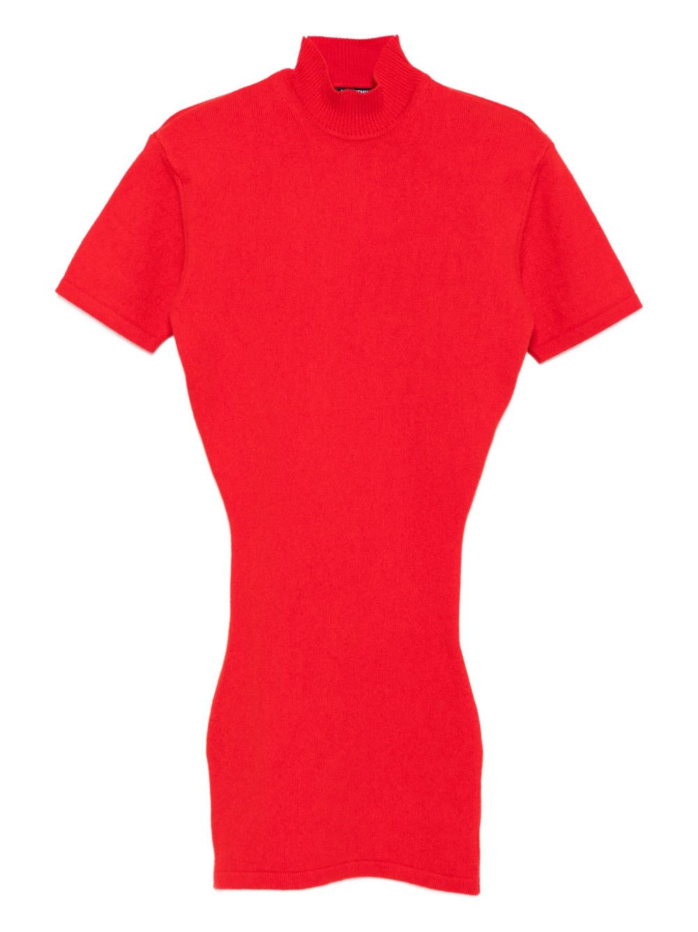 JACQUEMUS La Robe Maille Castagna Short Dress - Red