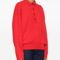 JACQUEMUS La Maille Vareuse Polo Shirt - Red