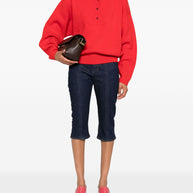 JACQUEMUS La Maille Vareuse Polo Shirt - Red