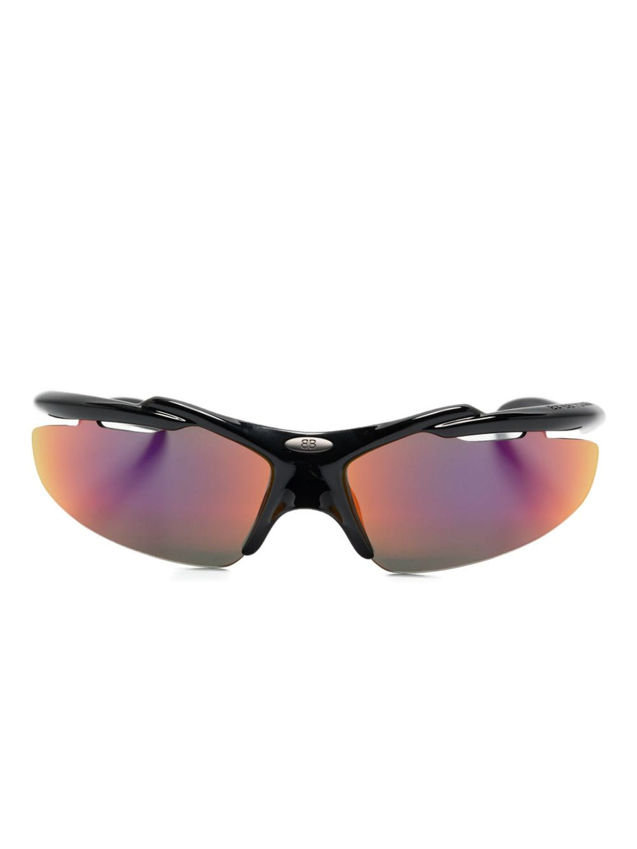 Balenciaga Turbo D-Frame Sunglasses - Black