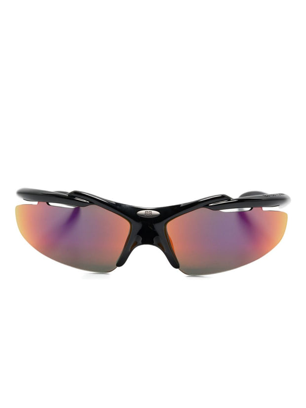 Balenciaga Turbo D-Frame Sunglasses - Black
