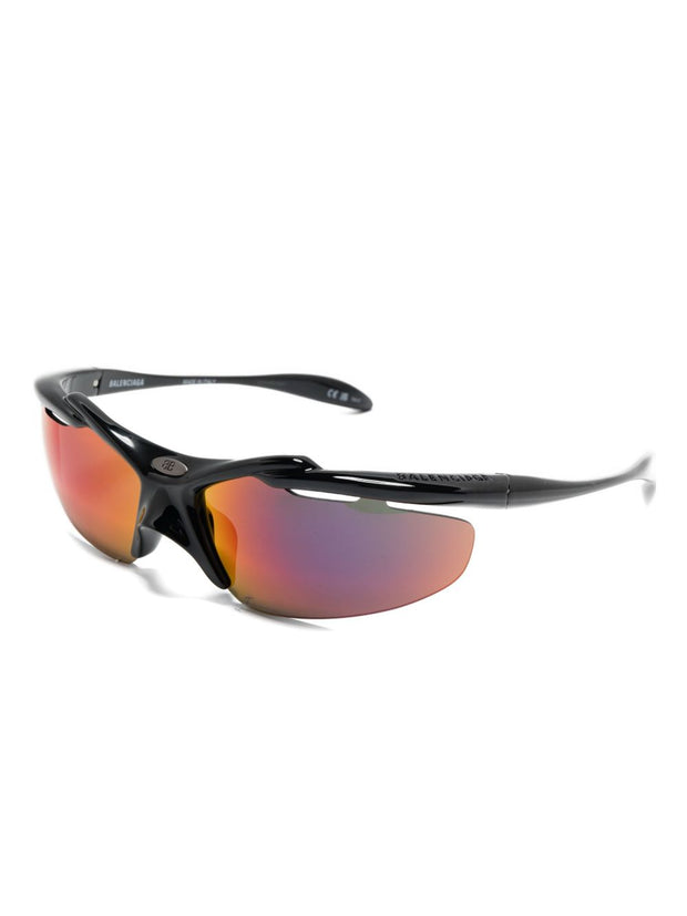 Balenciaga Turbo D-Frame Sunglasses - Black