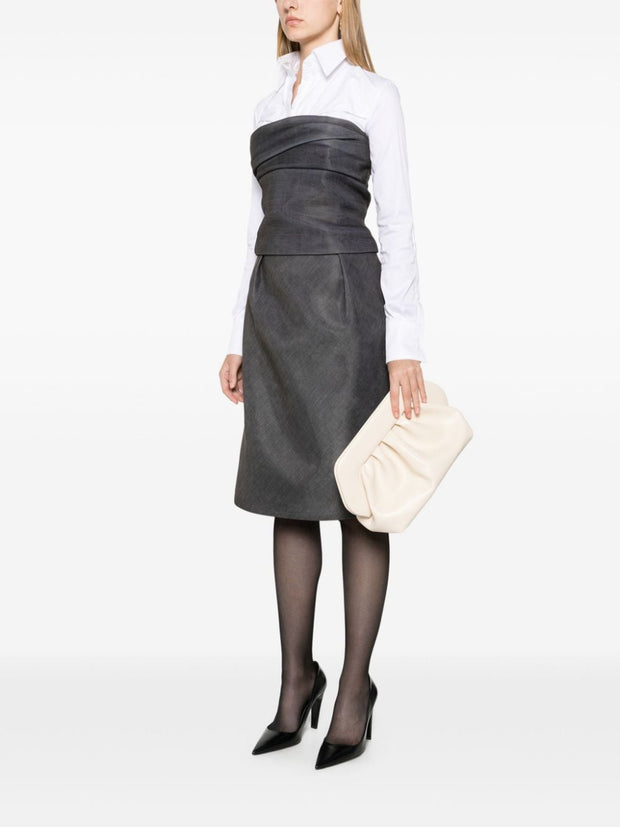THEMOIRE' Bios Clutch Bag - Beige