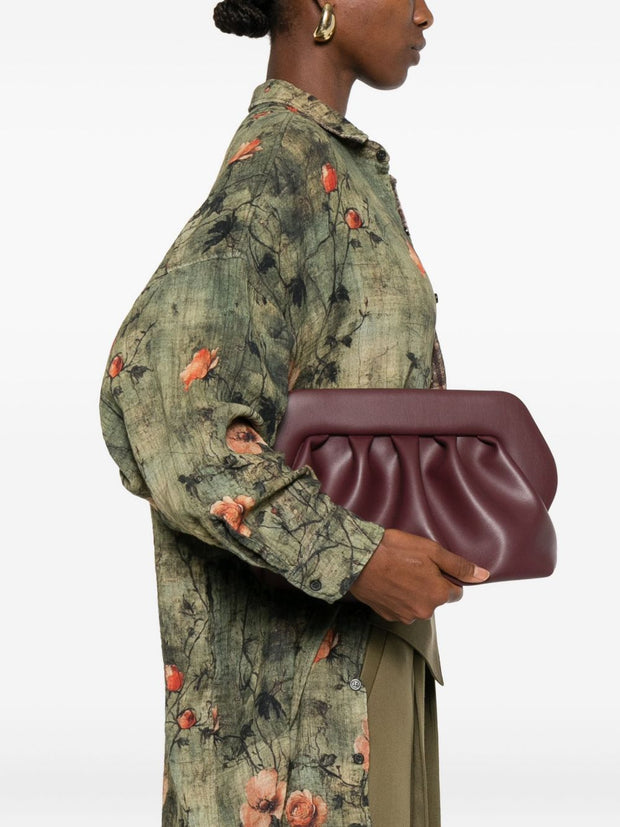 THEMOIRE' Bios Clutch Bag - Bordeaux