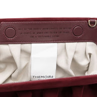 THEMOIRE' Bios Suede Clutch Bag - Bordeaux