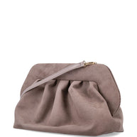 THEMOIRE' Bios Suede Clutch Bag - Green