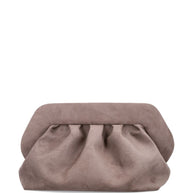THEMOIRE' Bios Suede Clutch Bag - Green