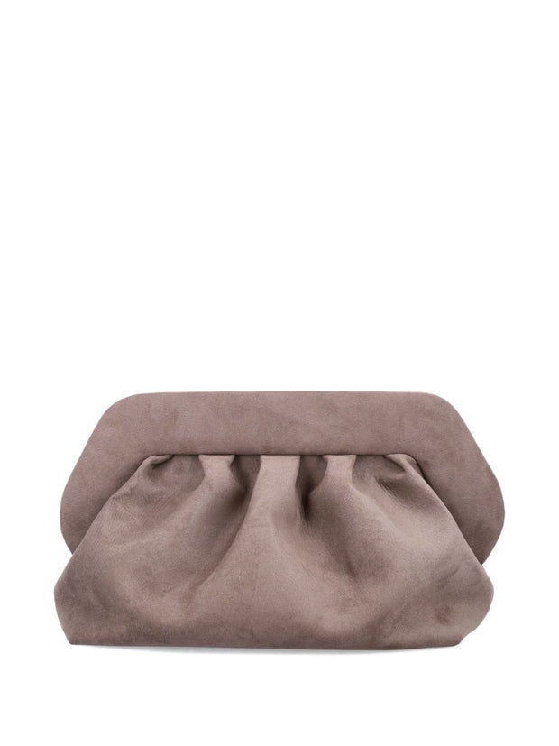 THEMOIRE' Bios Suede Clutch Bag - Green