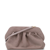 THEMOIRE' Bios Suede Clutch Bag - Green