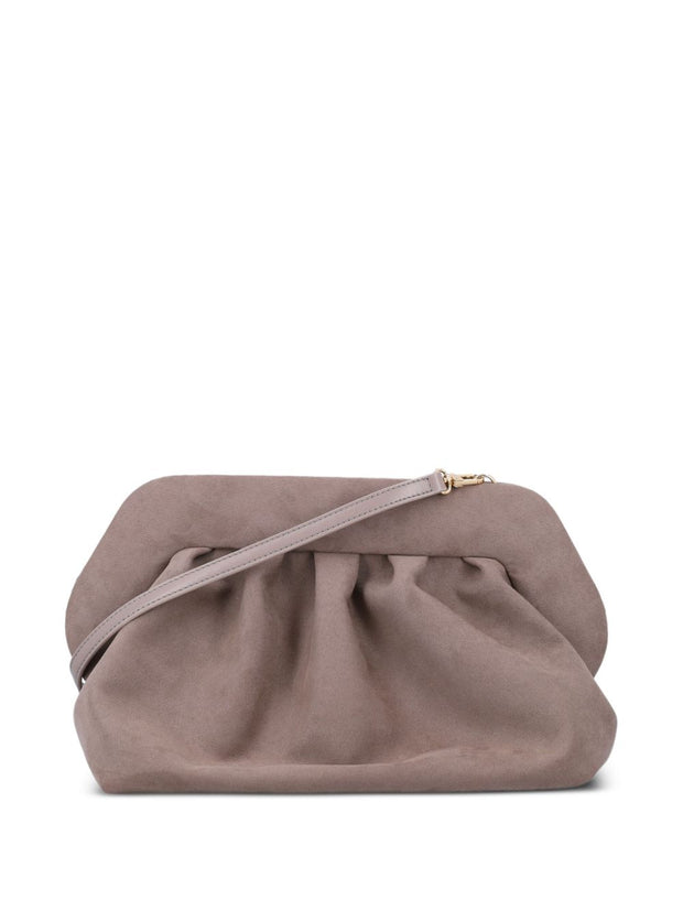THEMOIRE' Bios Suede Clutch Bag - Green
