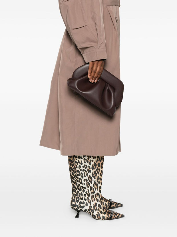 THEMOIRE' Tia Clutch Bag - Brown