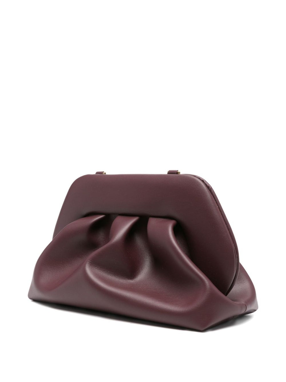 THEMOIRE' Tia Clutch Bag - Bordeaux
